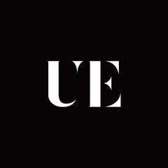 UE Logo Letter Initial Logo Designs Template