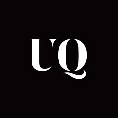 UQ Logo Letter Initial Logo Designs Template