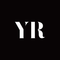 YR Logo Letter Initial Logo Designs Template