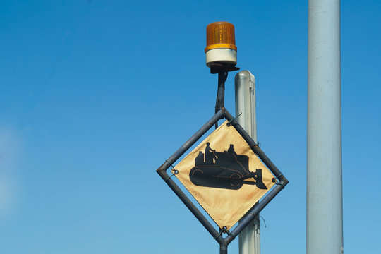 Utility Work Ahead, Construction Sign