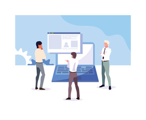 businessmen in meeting , planning and marketing research