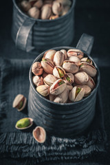 Fresh pistachios as a healthy and good snack