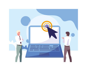 businessmen in the work office, meeting on global planning and marketing research