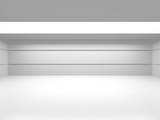 Futuristic White Architecture Design Background