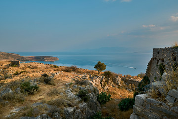 Fototapeta na wymiar view over the Aegean sea