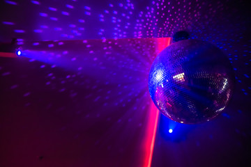 abstract background with disco ball
