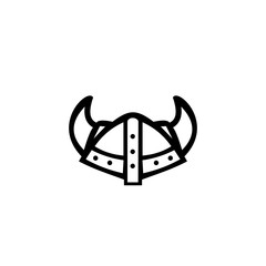 Viking helmet vector isolated flat illustration, Good for masculine" business: Transportation, Cross Fit, Gym, Game Club, etc