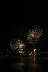 fireworks in the sky