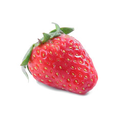 Fresh strawberry isolated on white background