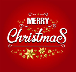 merry christmas greeting card