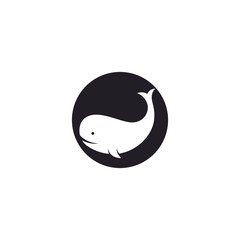 Set of whales logo vector icon illustration concept