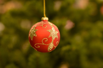  Christmas background, with Christmas tree and decorations