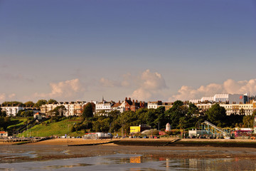 Obraz na płótnie Canvas Southend on Sea, Three Shells Beach, Essex, England