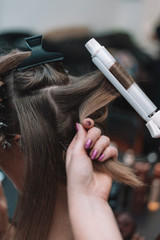 Fototapeta premium Acconciature backstage