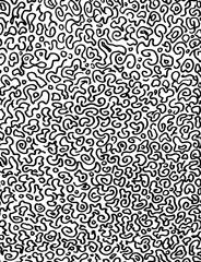 Abstract hand drawn doodle pattern background