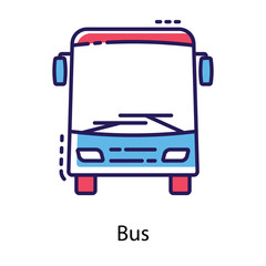  Bus Transport Vector