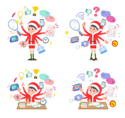 flat type boy Santa Claus_mulch task