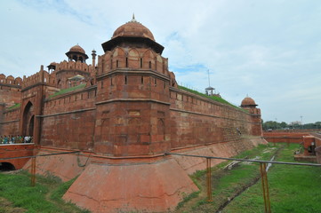 Fototapeta na wymiar Agra-Fort Delhi India