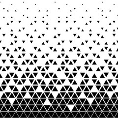 Abstract triangular background. Black white geometric pattern.