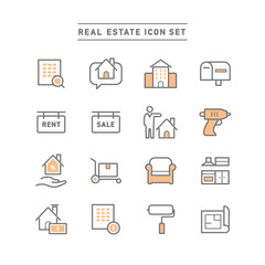 REAL ESTATE ICON SET