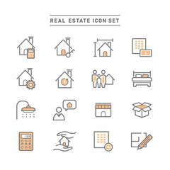 REAL ESTATE ICON SET