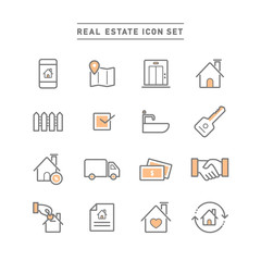 REAL ESTATE ICON SET