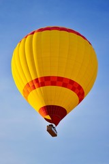 Naklejka premium Hot air ballon in cappadocia Turkey summer 