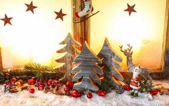 weihnachtliche dekoration