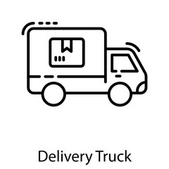  Delivery Truck Vector 