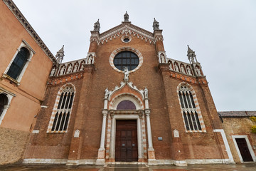 Fototapeta na wymiar church madonna dell orto in venice