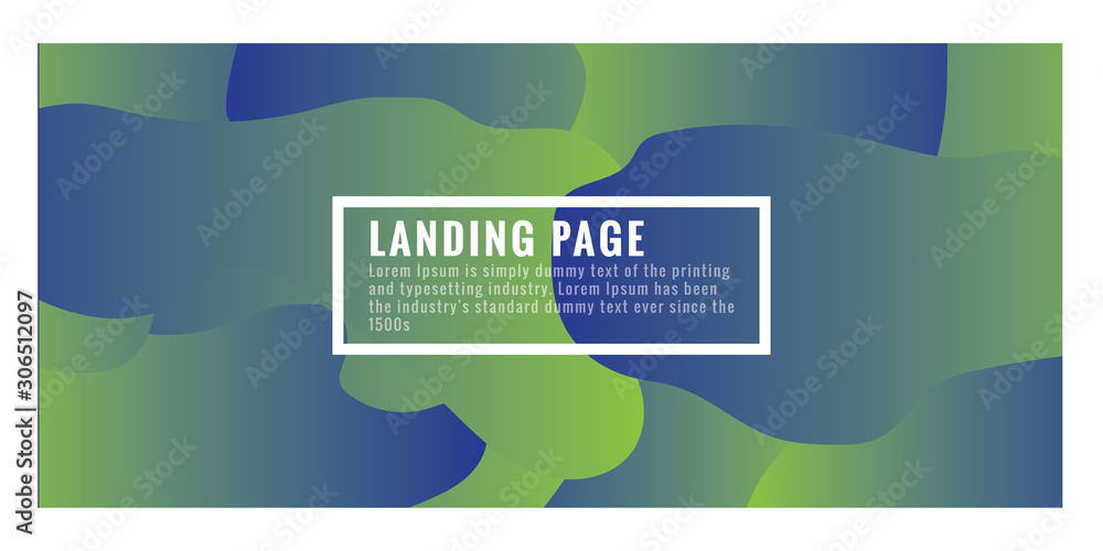 Aufkleber website abstract background. bright colorful dynamic shapes landing page