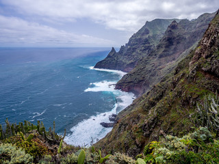 North coast of Tenerife the biggest of Canary Islands