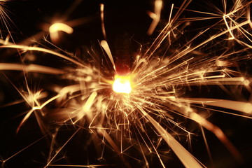 Christmas sparkler background.