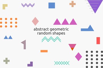 abstract random shape geometric