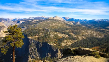 Fotobehang Panoramic views of yosemite valley from glacier point overlook, california © familie-eisenlohr.de