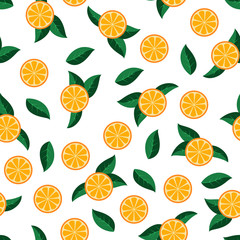 Citrus seamless pattern