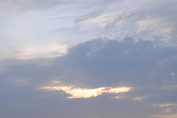 Beautiful clouds and sky before sunset high definition skyscraper  with grunge texture for background Abstract,nature art style,soft and blur focus.