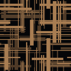 Geometric modern line plaid seamless pattern 