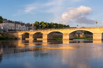 Chateau de Chinon, located the Loire Valley (France) is a World Heritage Site by Unesco.