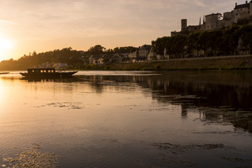 Chateau de Chinon, located the Loire Valley (France) is a World Heritage Site by Unesco.