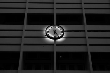 clock on the wall