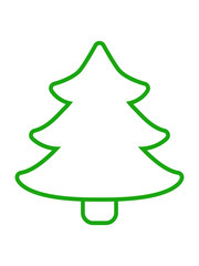 Grüner kleiner Tannenbaum 