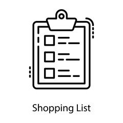  Shopping List Vector 