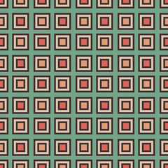 Colorful seamless pattern with squares. Vector background