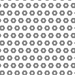 Seamless vector pattern. Geometric background texture. Black and white color. Simple modern style in flat design.