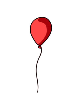 Gl&auml;nzender schwebender Luftballon 
