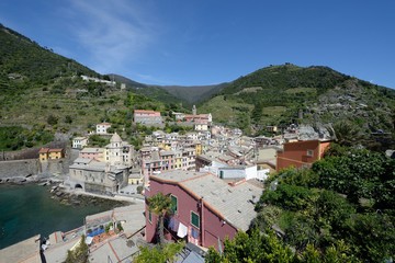 Fototapeta na wymiar Le cinque terre in Liguria