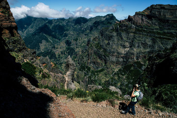 Obraz premium Wanderweg Aussicht
