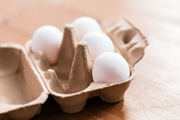 Organic eggs