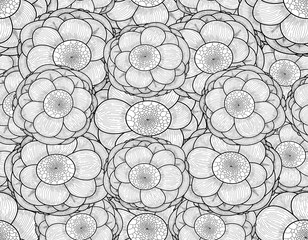 Seamless pattern,sketch flowers,floral pattern,chic vectors,print and pattern